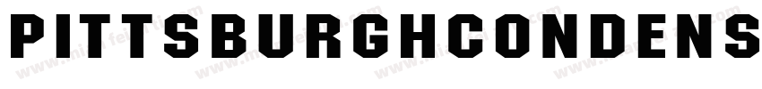 PittsburghCondensed Regular字体转换